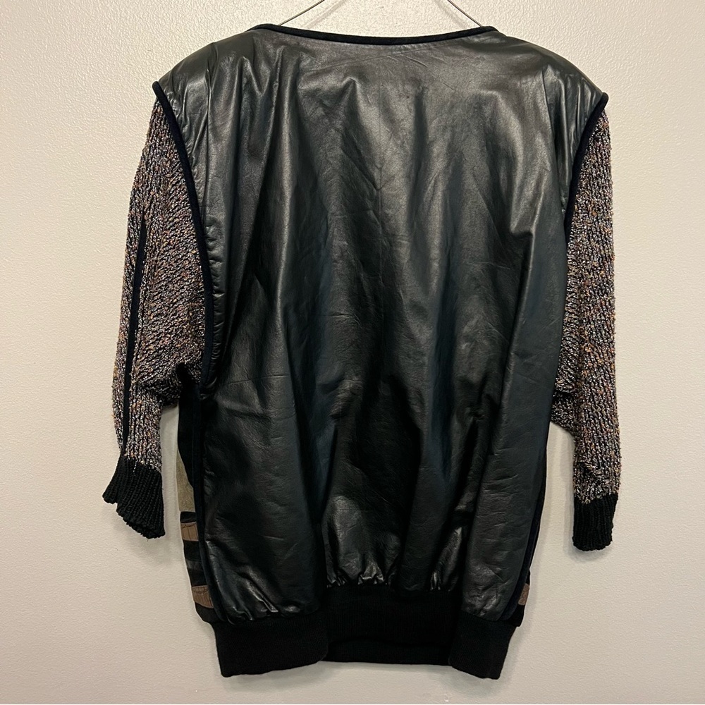 Szato Womens Medium Rare Vintage Antelope Wildlife Safari Theme Textured Sweater - Picture 11 of 11